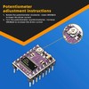 DaFuRui 5pcs DRV8825 Stepper Motor Driver Module for 3D Printer