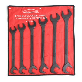 Juego de llaves SAE de 6 piezas de ángulo jumbo de 1 3/8 a 2 pulgadas