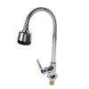 Zinc Alloy Swivel Spout Single Handle Sink Kitchen Faucet Pull