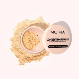 Polvo Fijador De Maquillaje Loose Setting Powder Moira Tono 002 BANANA