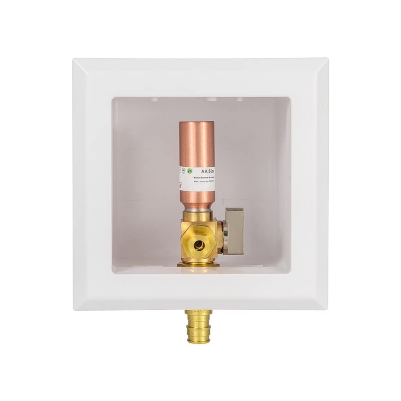 EFIELD Universal Ice Maker Box,1/2-Inch Pex-A Expansion Inlet Connection with