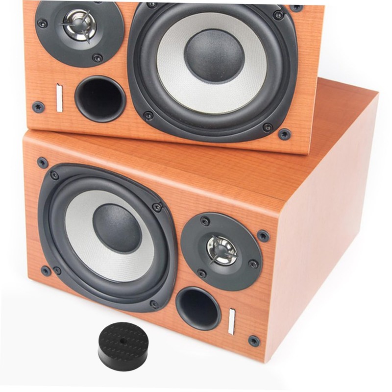 DOITOOL Carbon Fiber Speaker Base Pad Isolation Pads for Speaker