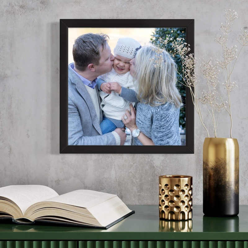 Poster Palooza 39x13 Frame Black Solid Wood Picture Frame |