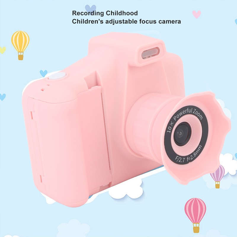 Children's Instant Print Camera 1080P Front Rear Dual Lens SLR