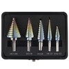 Lichamp Step Drill Bit Set for Metal Sheet Heavy Duty,