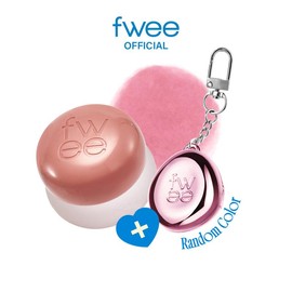 fwee [Keyring Set] fwee Lip&Cheek Blurry Pudding Pot with Keyring (Random Color) | Blurred Matte Lips | Pudding Texture, Airbrushed Finish | 30 Colors - Color: Boss