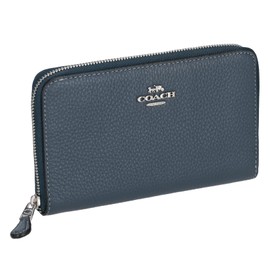 Coach C4124 Compact Wallet, SV/DE, Free size