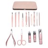15pcs Manicure Stainless Steel Nail File Nail Clipper Ear Pick