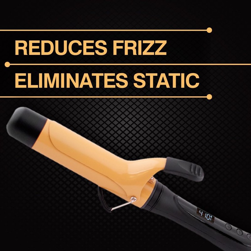 CHI Tourmaline Ceramic Curling Iron, Creates Luxurious Waves & Curls,
