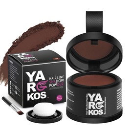 Yargkos Hairline Shadow Powder, Auburn, Root Touch Up Powder for Instantly Gray Hair Cover Up, Women Color Root Coverage for Thinning Grey, Mens Roots Concealer for Hair Loss Beard Line, #9
