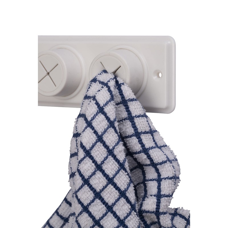 Croydex Double Cloth Holder, Beige