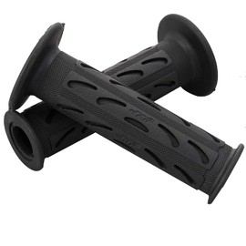 Daytona ProGrip 98062 Motorcycle Grip Handle Diameter 0.8 inch (22.2 mm), 4.7 inches (120 mm), Standard Rubber, End Penetration, 723 Type, Black