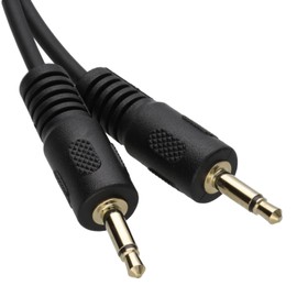 kenable Mono 3.5 mm Jack Plug to Mono 3.5 mm Jack Plug Cable Connection Cable 5 m Gold-Plated [5 Metres/5 m]