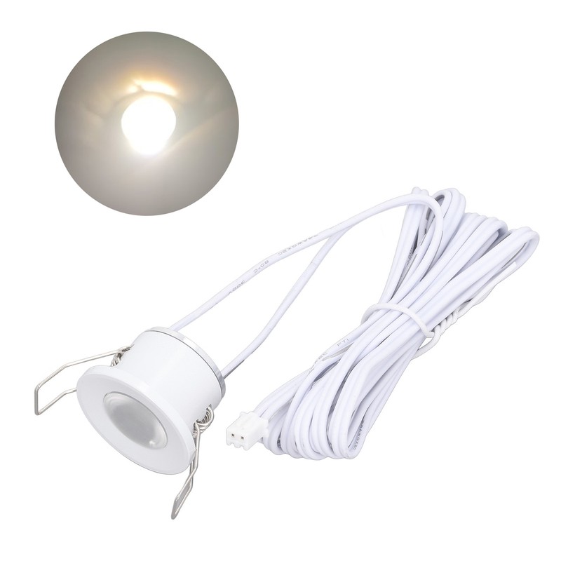 Small LED Spot Lights 28mm Hole Recessed Mounting Mini Display
