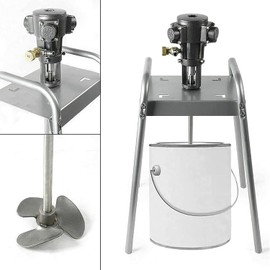 Máquina mezcladora de Pintura, agitador neumático de elevación automática para Mezclador de Pintura, agitador neumático con Soporte para Mezcla de hidrosol de Tinte de pintu