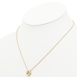 Coach F54514 RGD Women's Outlet Necklace, Open Circle Pendant, Rose Gold