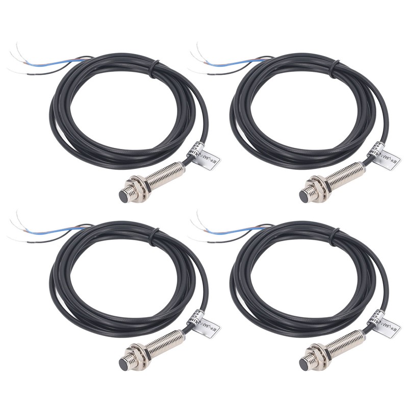 4 Sets Inductive Proximity Switch 8mm Diameter NPN Output 3