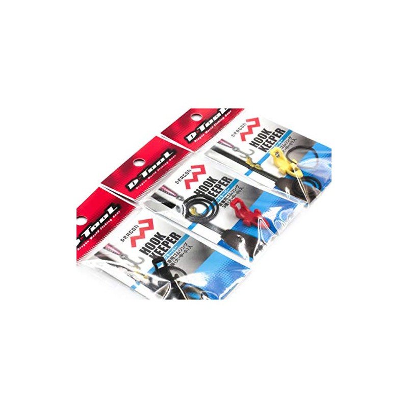 Marushin Fishing Gear Hook Keeper with Rubber Ring for Attachment,