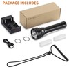 Wurkkos DL40 Dive Torch,Bright Max 5000 Lumen Diving Flashlight Scuba