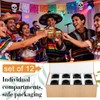 Gejoy Pack of 3oz Cantaritos De Barro Mexican Cups Mini