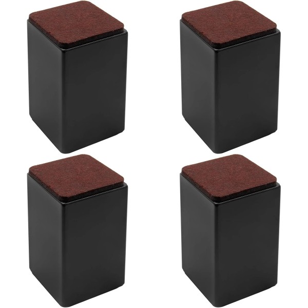 Does not apply 4 Pcs Self-Adhesive Furniture Bed Risers, Square