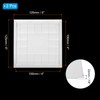 PATIKIL 4x4 inch(95x95mm) Removable Hinged Access Panel, 2 Pcs ABS