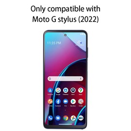 HYGAMOCC Compatible with Motorola Moto G Stylus (2022) [Not Fit for 2021/2020 Version] Screen Protector Tempered Glass,Touch Sensitive Anti Scratch Bubble Free 9H Hardness