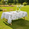 SASTYBALE Summer Tablecloth, Spring Rectangle Table Cloth Eucalyptus Leaves Table