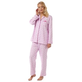 Ladies Holly Pyjamas 3037 Colour Pink Size 12-14
