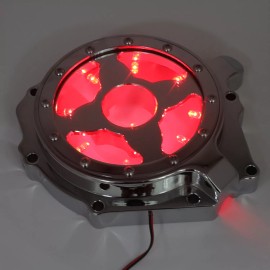 HONGK Honda 04-07 CBR1000RR/ 08-24 CB 1000RA Black w/ Red LED Engine Stator Cover