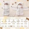 AiWMGL Baby Swaddle Blanket Boys Girls Fleece Winter Warm Adjustable