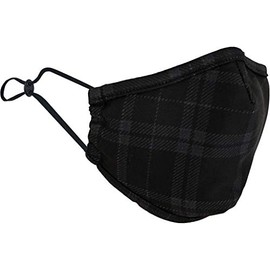 Keep Safe Reusable Face Mask Protection Washable Mouth & Nose Shield Breathable Anti Smoke Pollution Motorcycle Sport (Tartan, Large)