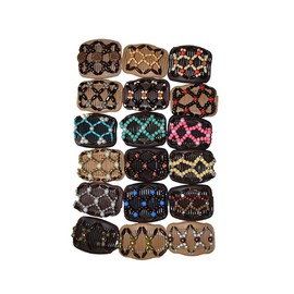 1Pc Vintage Beads Elastic Women Gift Lady Hair Styling Double Side Magic Comb Headwear Decor Fashion Design Hair Clips，Styling Tools