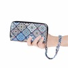 HAWEE Double Zipper Wallet for Woman Clutch Purse with Cell