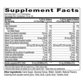 OLLY Kids Multi  Probiotic  Vitaminas y Probiticos para Nios, Sabor Berry Punch, Refuerza Defensas y Digestin, 70 Gomitas Sin Gluten ni Colorantes... 