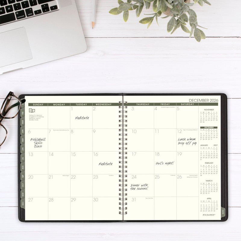 AT-A-GLANCE 2026 Appointment Book Planner, Weekly & Monthly, 7" x