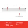 UltraPro 12 inch Hardwired Under Cabinet Lights, On/Off Only, 2700K
