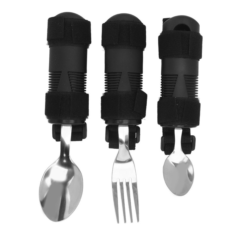 Adaptive Utensils Non Slip Handle Hemiplegia Aid Utensils Elderly Fork