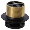 iuniq Black Tip Toe Tub Drain Kit, Heavy Duty Brass
