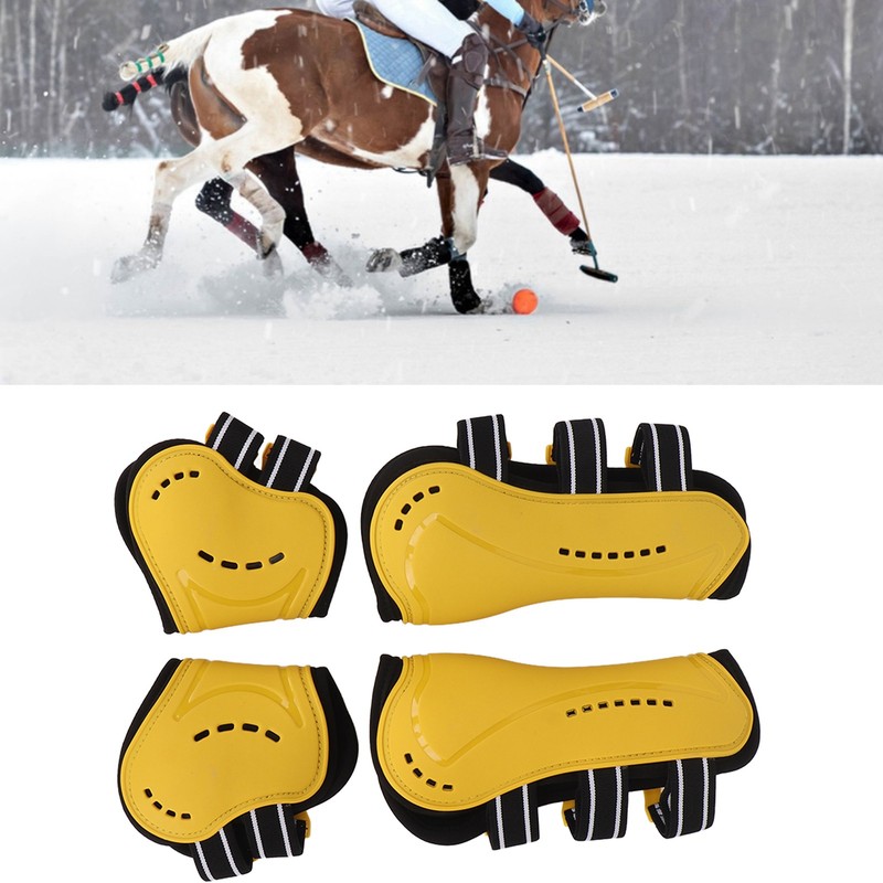 Horse Tendon Boots Fetlock Boots Open Front Breathable Adjustable Protective