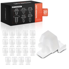 A-Premium 1.41oz Body Side Moulding Car Retainer Fastener Push Pin Clips 20-Pack Compatible with Honda CR-V CRV 1999-2001 Civic 1999-2011 Pilot 2003-2008 Odyssey 1999-2004