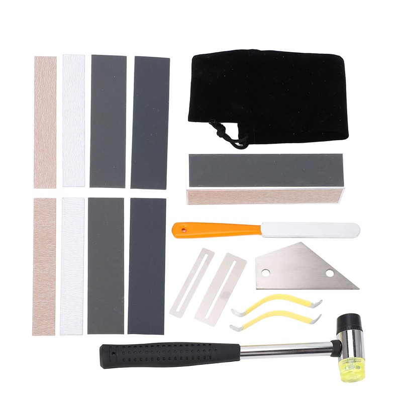 17Pcs Guitar Luthier Tool Set Kit Fret Installation Repair Tools