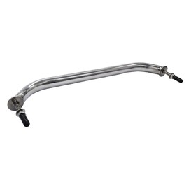 MARINE CITY 304 Stainless Steel Handrail Grab Rail Handle with Double End Studs - 12 Inches - Ideal for Marines, Boats, Yachts, Kayaks