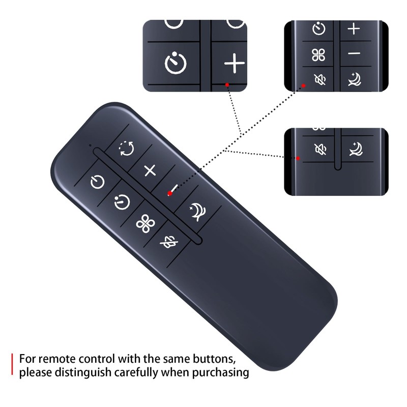 New Replacement Remote Control Compatible with LEVOIT 36" Bladeless Tower