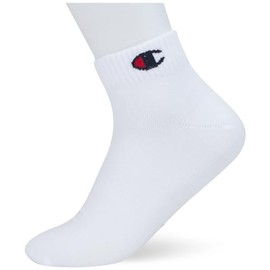 Champion Basics 3pk Quarter Socks, White, 6-8 (Pack of 3)