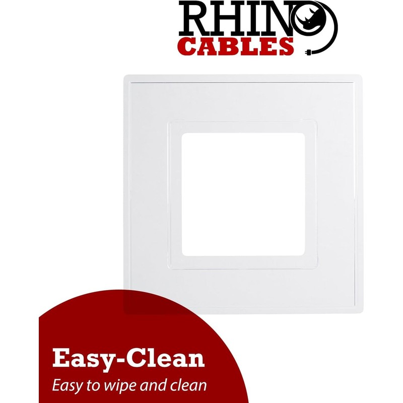 rhinocables Finger Plate Surround for Single Light Switch faceplate or