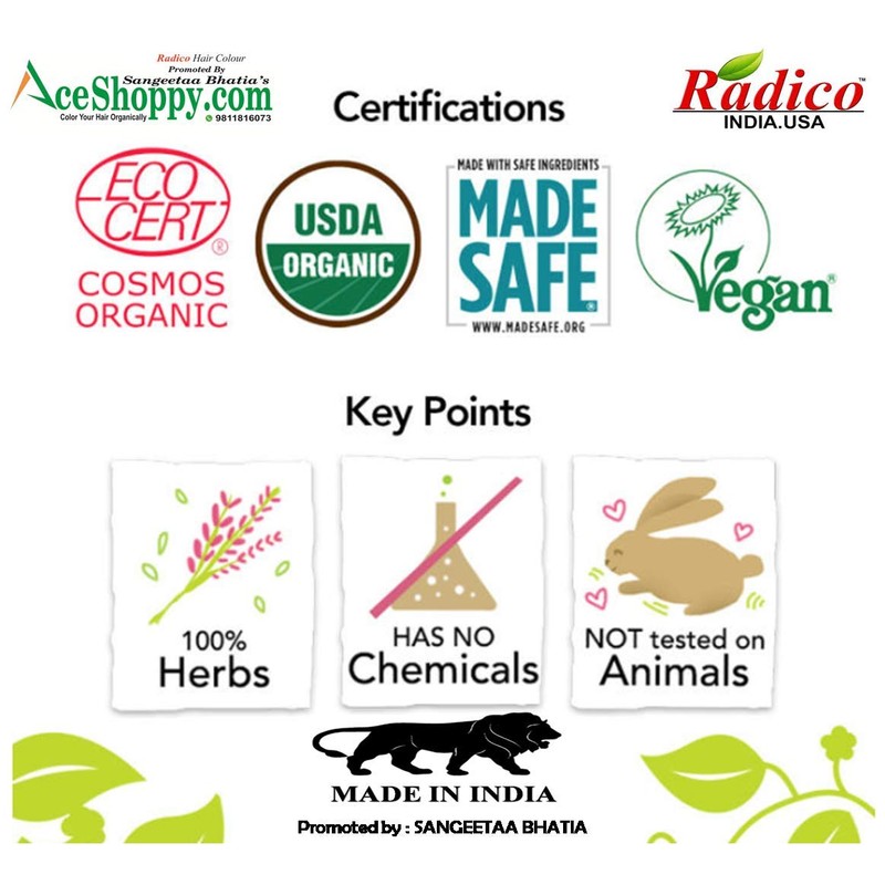 Radico Henna Leaf Powder 100 g (Organic, Vegan)