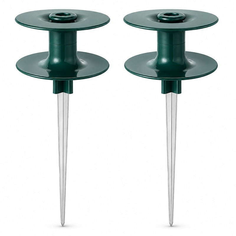 Garden Hose Guide Spikes for Yard Use – 2-Piece ABS