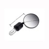 ANCLLO 7/8 inch Round Adjustable Motorcycle Rearview, Round Handlebar Bar