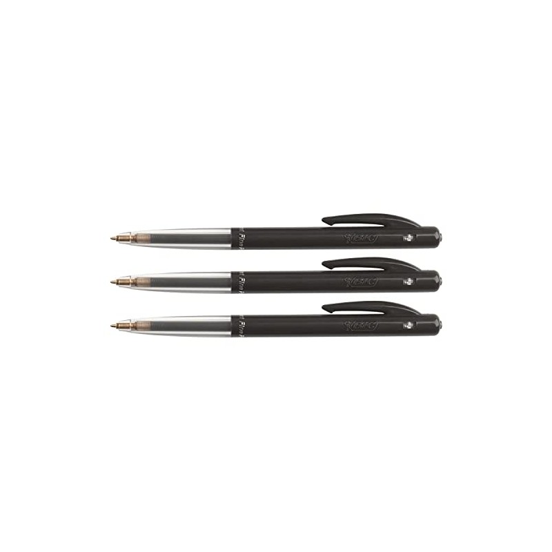 BIC M10 CLIC Fine Point Ballpoint Pen 0.7mm Black Ink